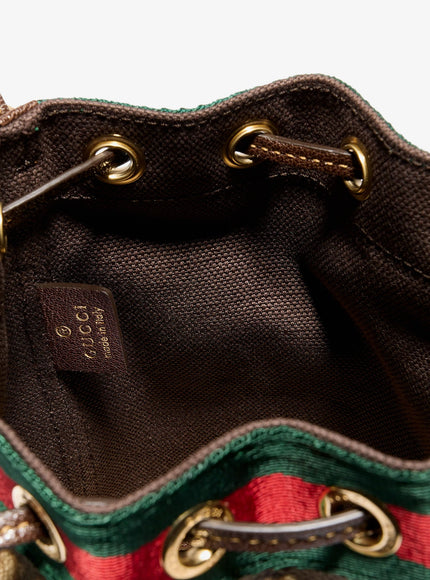 Gucci Gg Supreme Fabric Mini Bucket Bag