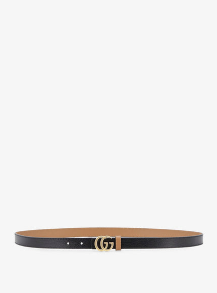Gucci Reversible Leather Belt 90 Blackbeige