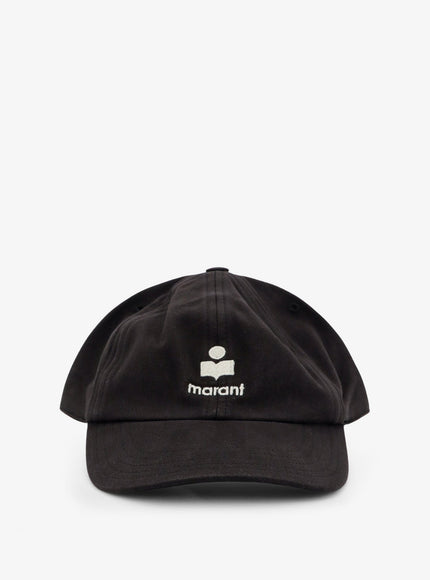 Isabel Marant Tomas Cotton Baseball Hat Faded Black