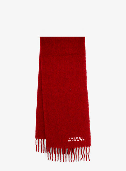 Isabel Marant Firmy Alpaca Blend Scarf Uni Burgundy