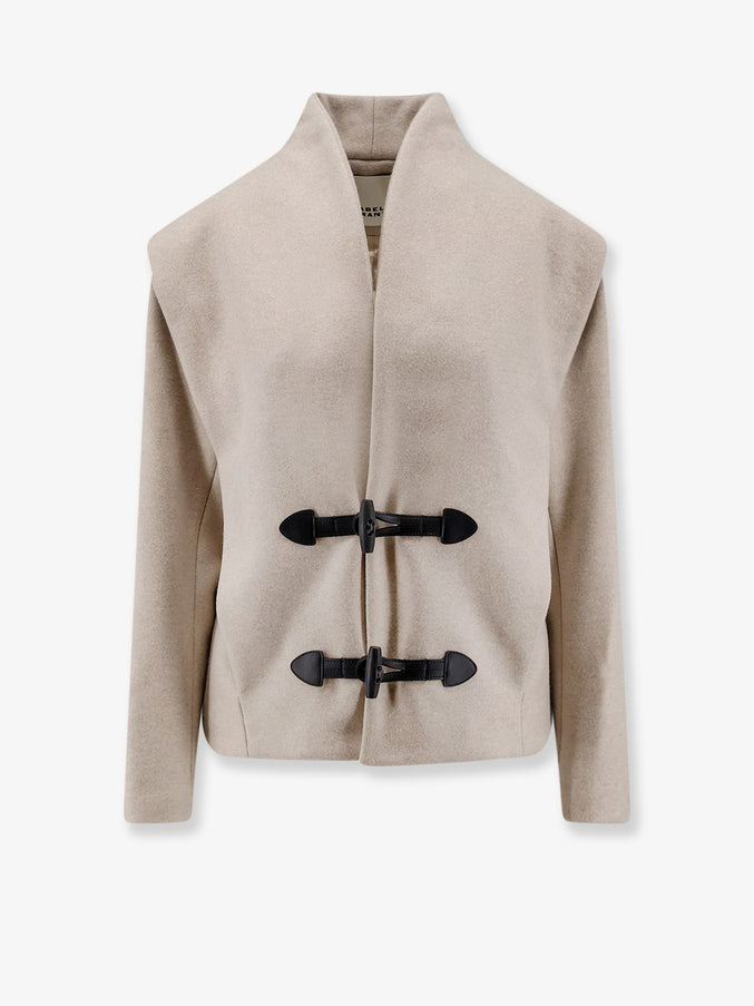 Isabel Marant Toria Wool And Cashmere Coat Sand