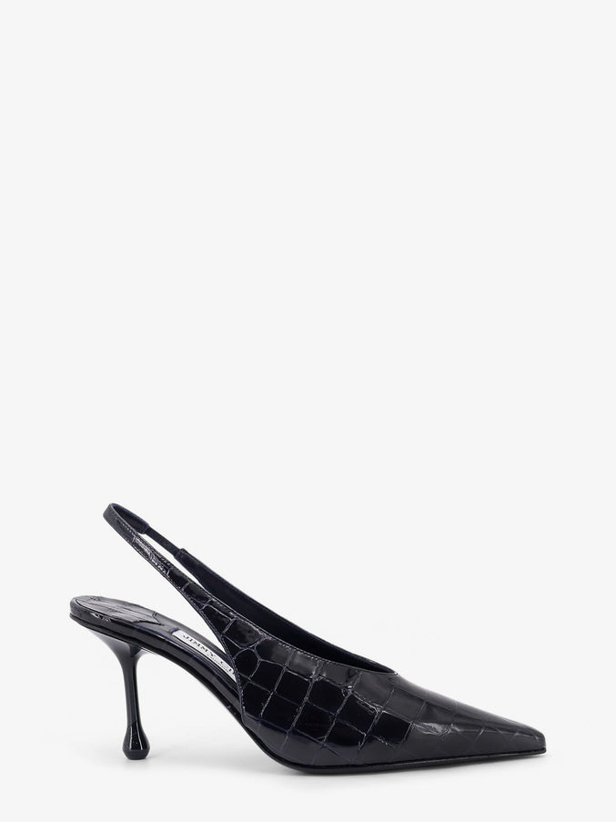 Jimmy Choo Patent Leather Pumps With Crocodile Print Marine