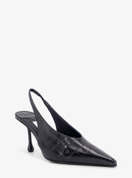 Jimmy Choo Patent Leather Pumps With Crocodile Print