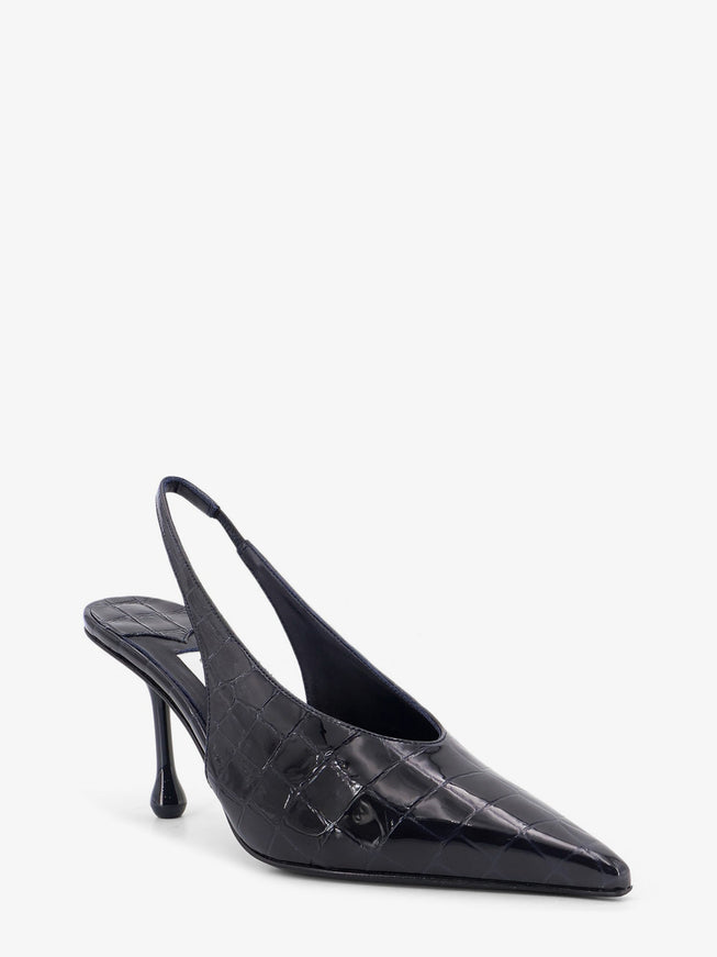 Jimmy Choo Patent Leather Pumps With Crocodile Print