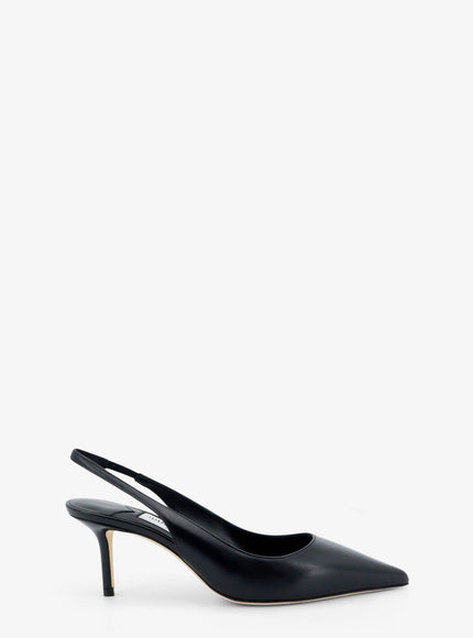 Jimmy Choo Love 95 Leatther Slingback Décolleté Black