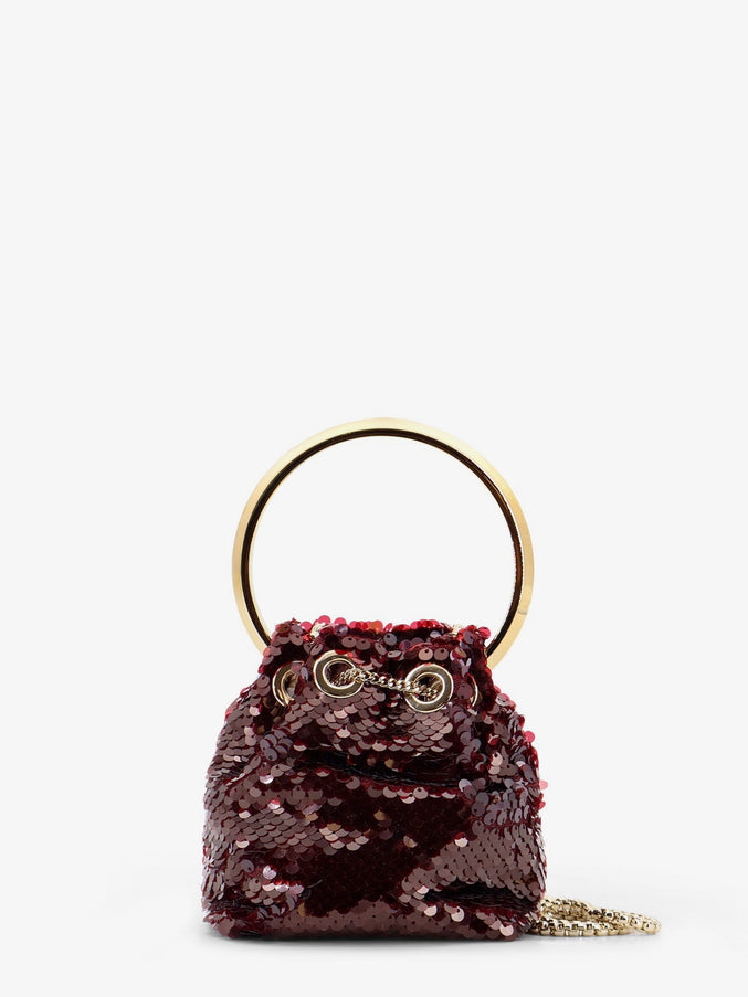 Jimmy Choo Micro Bonbon Crossbody Bag With All-Over Sequins