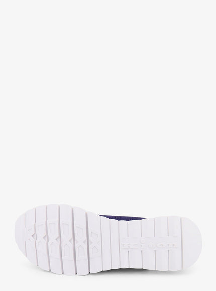Kiton Ciro Paone Knitted Fabric Sneakers With Embroidered Logo