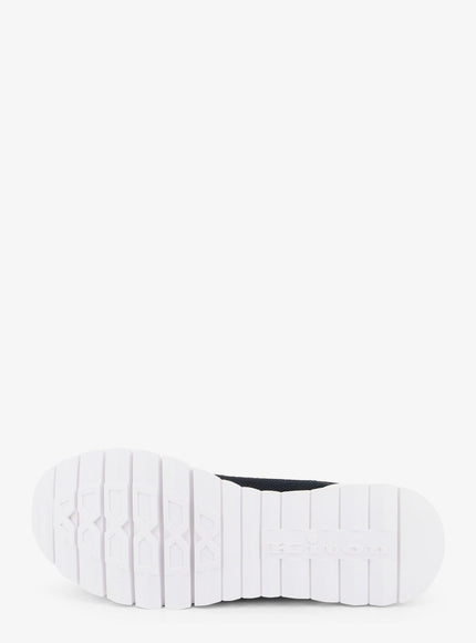 Kiton Ciro Paone Knitted Fabric Sneakers With Embroidered Logo