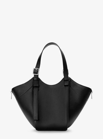 Loewe Hammock Flip Leather Handbag With Front Lettering Logo