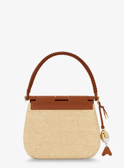 Loewe Paula's Ibiza Raffia And Leather Pescador Crossbody Bag