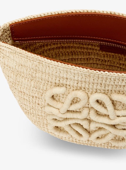 Loewe Paula's Ibiza -Eclipse Raffia And Leather Crossbody Bag