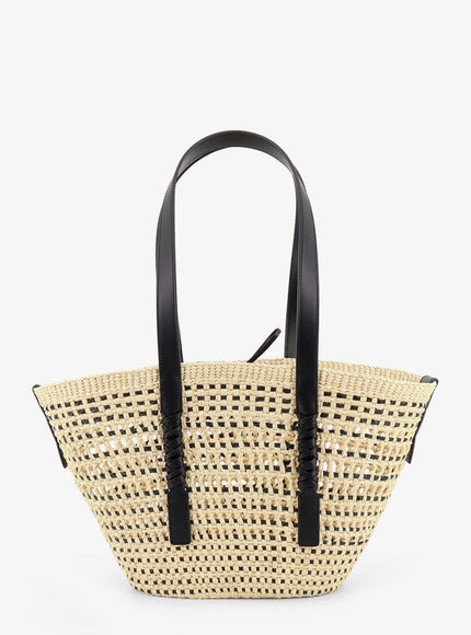 Loewe Paula's Ibiza Braid Raffia and Leather Shoulder Bag
