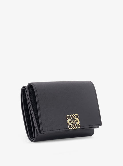 Loewe Anagram Tri-Fold Leather Wallet