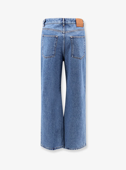 Loewe Anagram Baggy Jeans With Embroidery On The Front