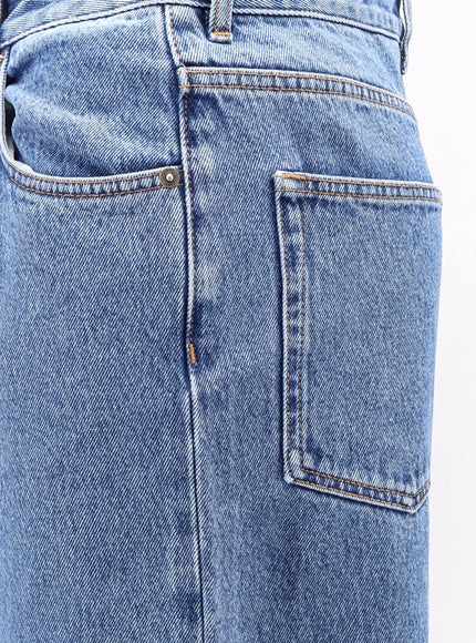Loewe Anagram Baggy Jeans With Embroidery On The Front