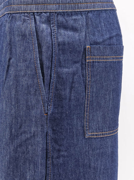 Loewe Cotton Bermuda Shorts With Anagram Logo On The Back