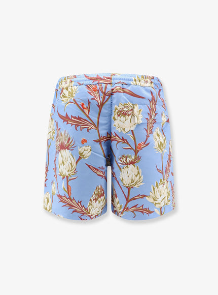 Loewe Paula's Ibiza Floral Print Nylon Swim Trunks