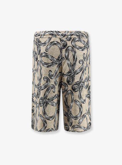 Loewe Paula's Ibiza - Terrycloth Shorts With Iconic Print