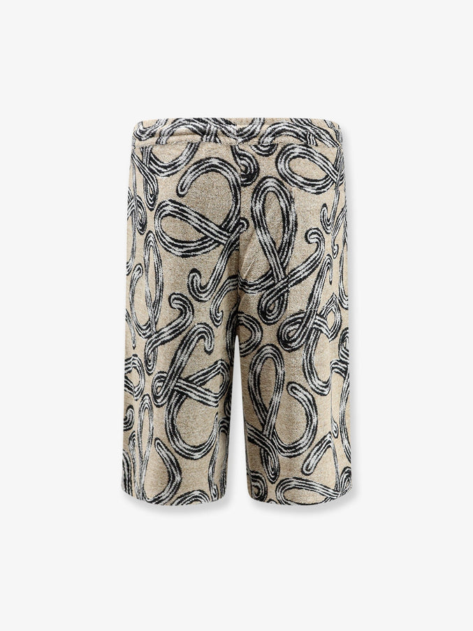 Loewe Paula's Ibiza - Terrycloth Shorts With Iconic Print