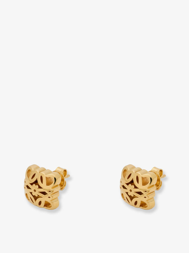 Loewe Paula's Ibiza -Bombè Anagram Brass Earrings Uni Gold