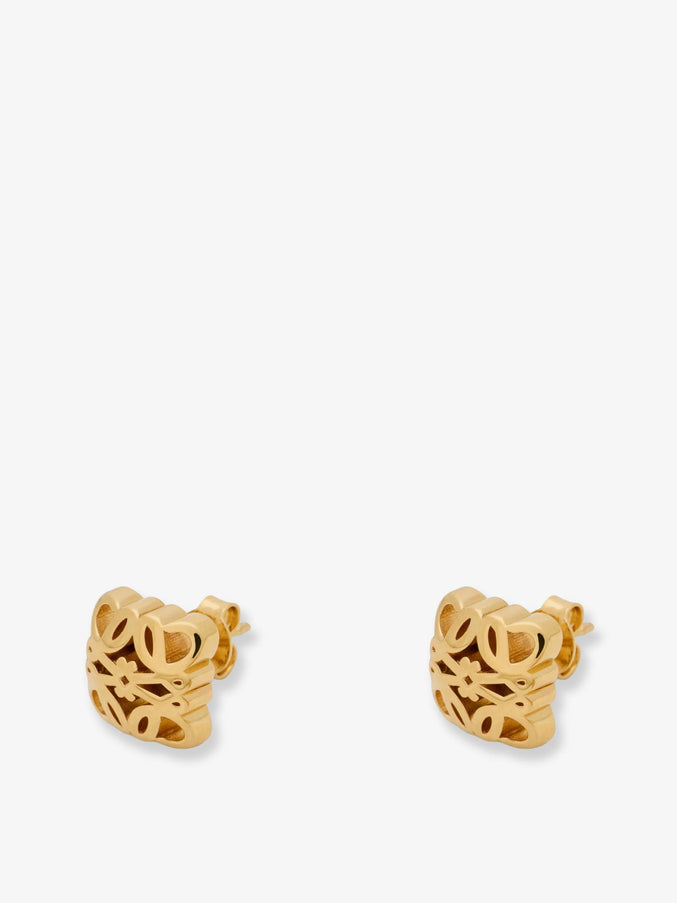 Loewe Paula's Ibiza -Bombè Anagram Brass Earrings Uni Gold