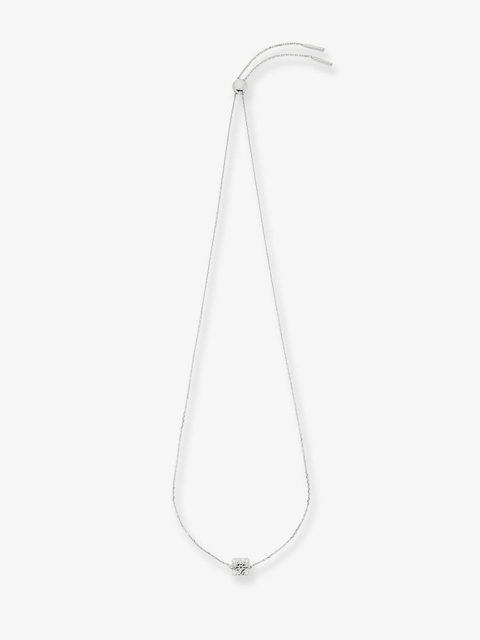 Loewe Anagram Bombè Sterling Silver Necklace Uni Silver
