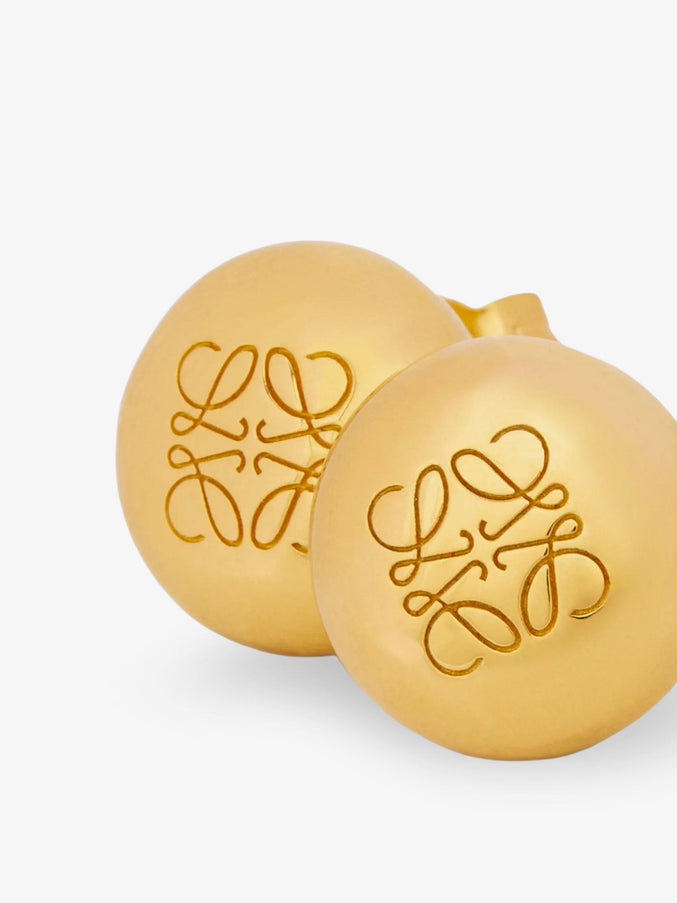 Loewe Paula's Ibiza Anagram Pebble Earrings