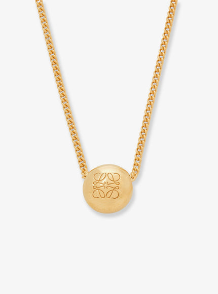 Loewe Paula's Ibiza -Anagram Pebble Silver Necklace