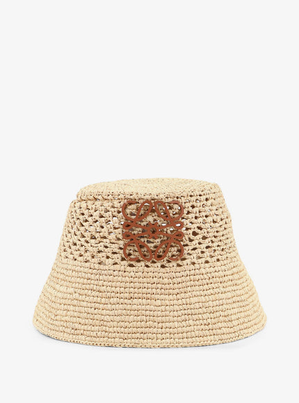 Loewe Paula's Ibiza Raffia And Leather Hat S Natural
