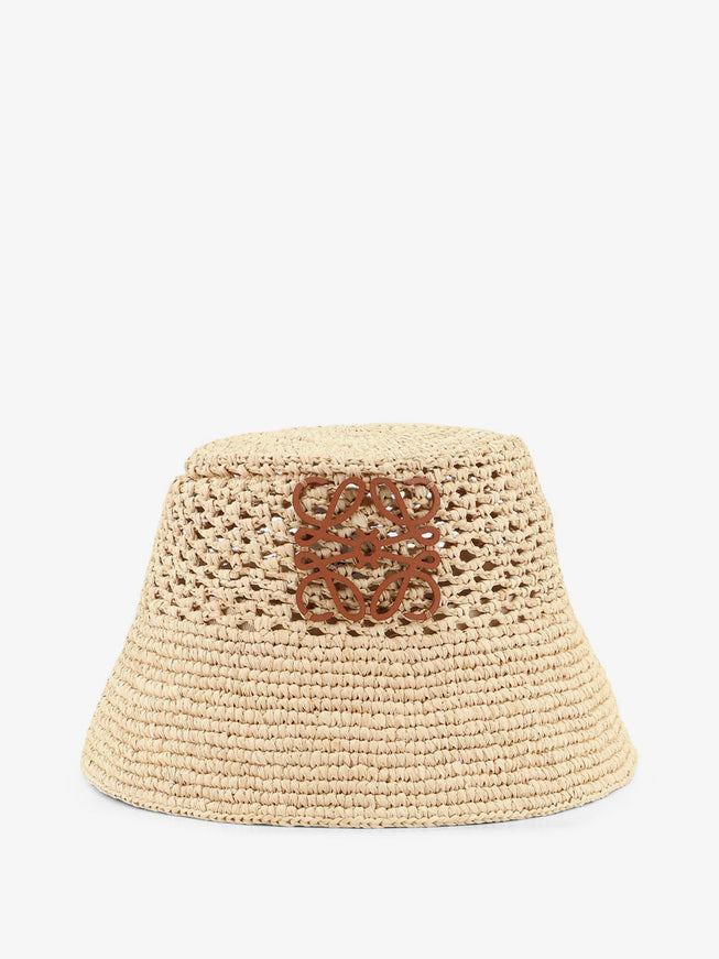 Loewe Paula's Ibiza Raffia And Leather Hat S Natural