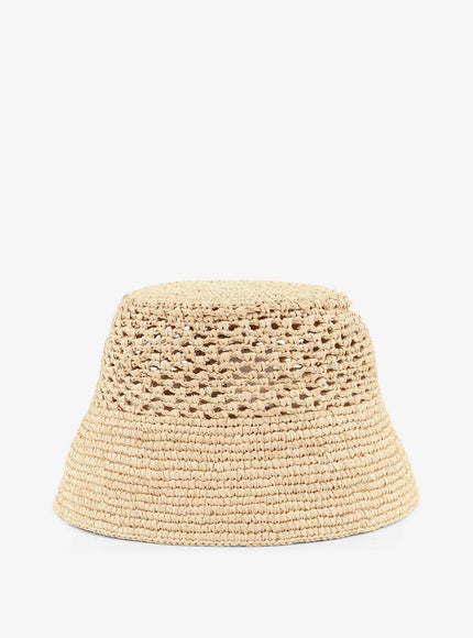 Loewe Paula's Ibiza Raffia And Leather Hat