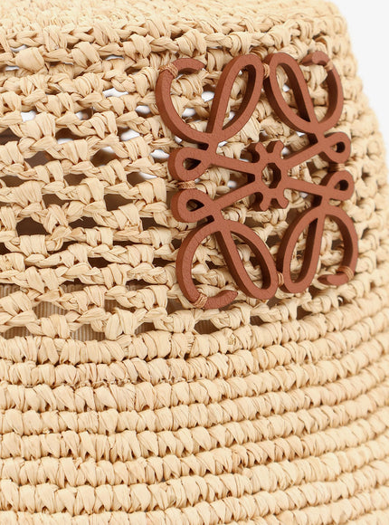 Loewe Paula's Ibiza Raffia And Leather Hat