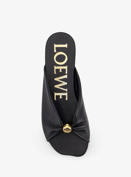 Loewe Paula's Ibiza -Pebble Soft Leather Sandals