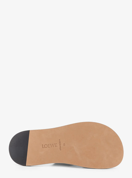 Loewe Flex Leather Sandals With Crisscross Detail
