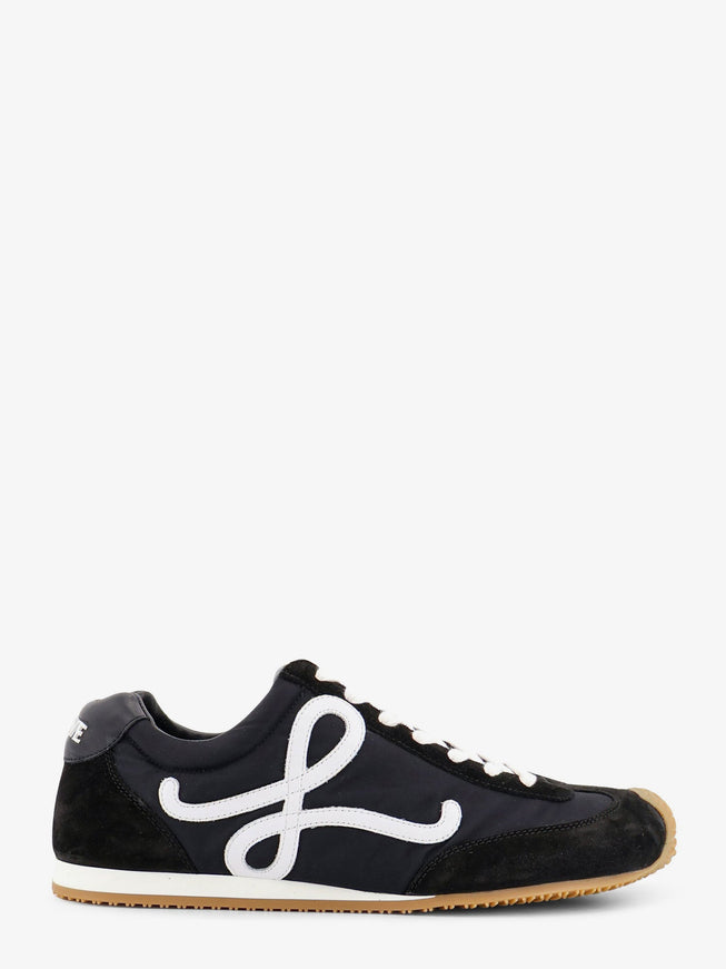 Loewe Paula's Ibiza - Ballet Runner 2.0 Nylon And Suede Black White
