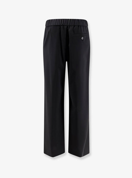 Loewe Wool Trousers With Logo Detail