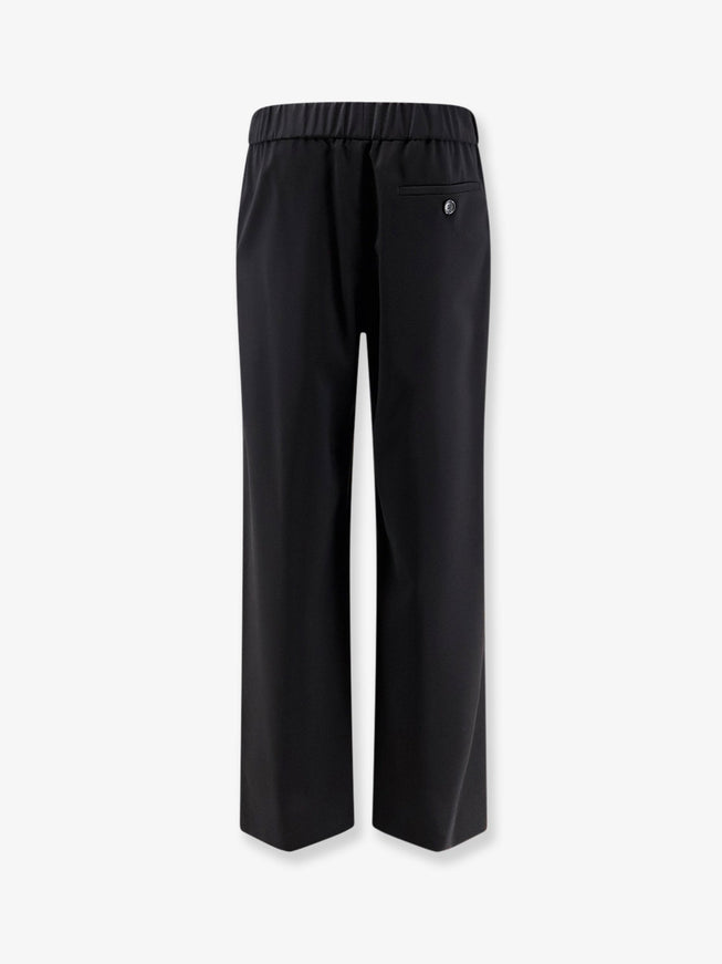 Loewe Wool Trousers With Logo Detail