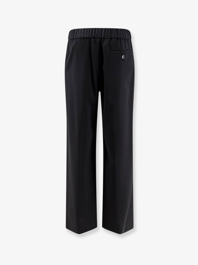 Loewe Wool Trousers With Logo Detail