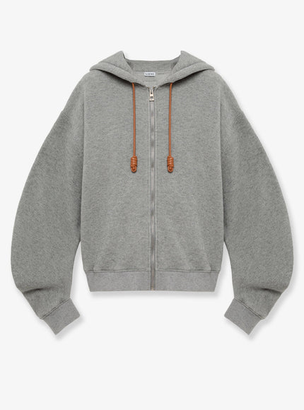 Loewe Flamenco Cotton And Cashmere Blend Sweatshirt Grey