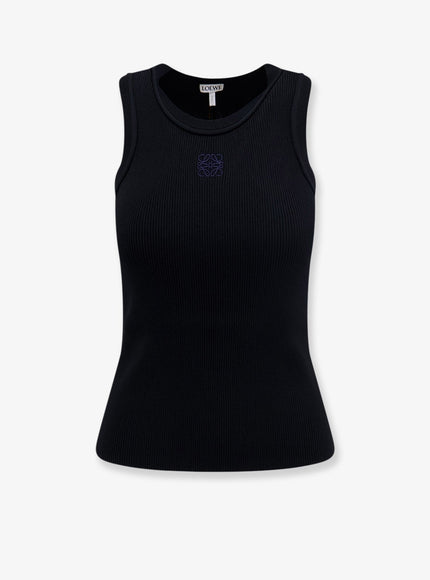 Loewe Anagram Viscose Tank Top Black