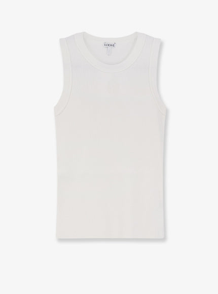 Loewe Anagram Viscose Tank Top White
