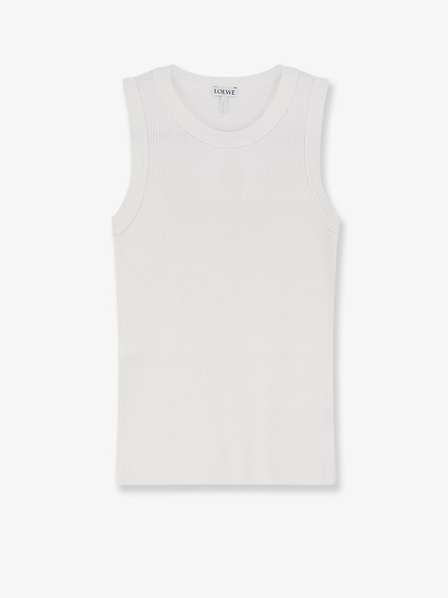 Loewe Anagram Viscose Tank Top White