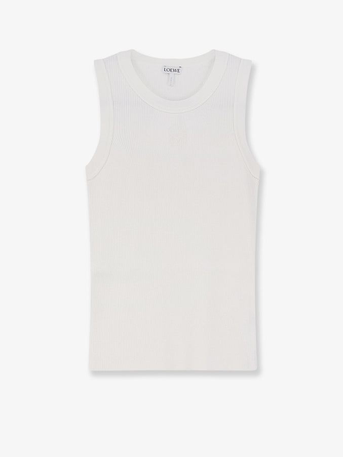 Loewe Anagram Viscose Tank Top White