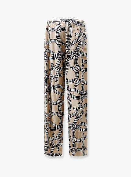 Loewe Paula's Ibiza - Printed Silk Trousers