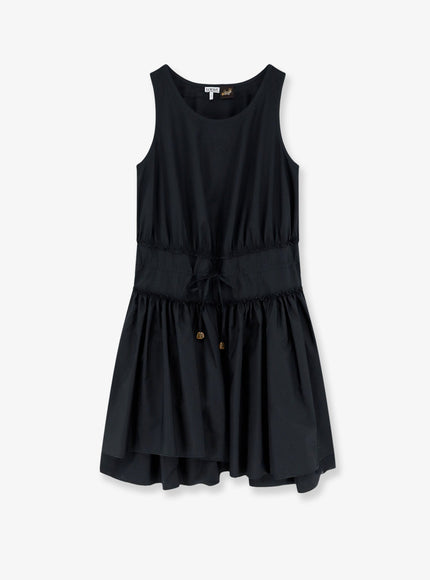 Loewe Paula's Ibiza - Lightweight Cotton Dress Black