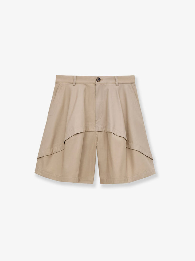 Loewe Paula's Ibiza - Relaxed Fit Cotton Shorts Beige