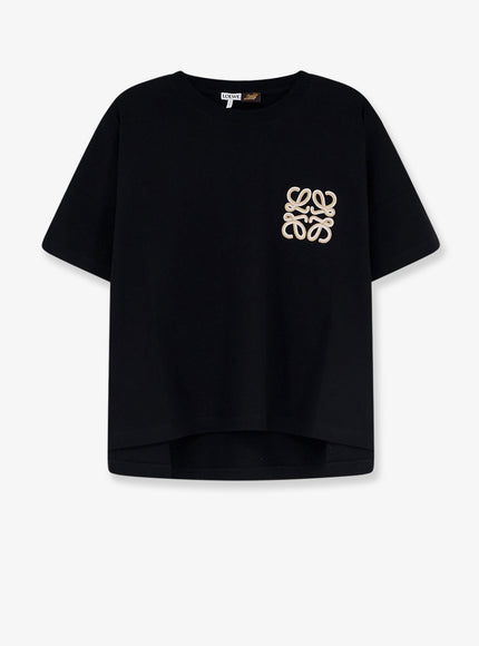 Loewe Paulas Ibiza Cotton T-Shirt Black