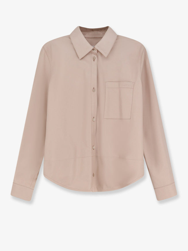 Loewe Paula's Ibiza - Leather Shirt Light Pink