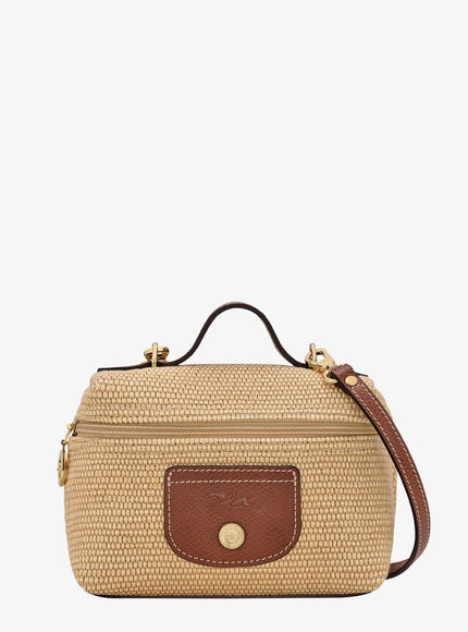 Longchamp Paris Le Panier Pliage Xs Raffia Shoulder Bag Uni Brun