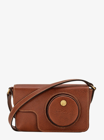 Longchamp Paris Hammered Leather Epure Xs Camera Bag Uni Brun